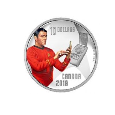 2016 $10 Silver Proof Coin - Chief Engineer "Scotty" - Click Image to Close